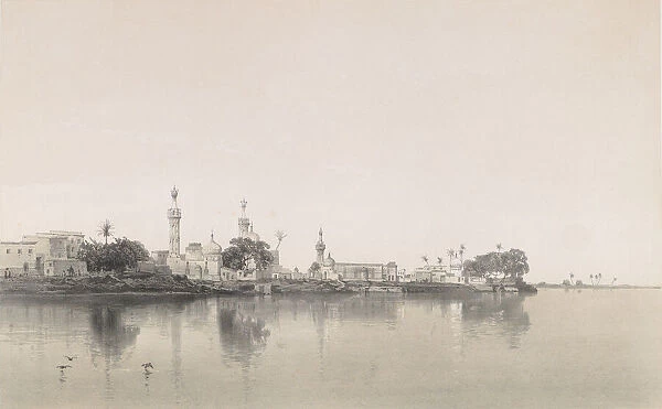 95. Foûah, sur le Nil, 1843. Creator: Sabatier