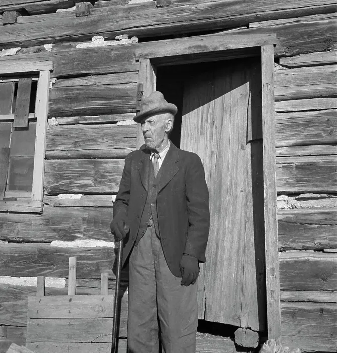 Framed Print : 95 year old who came to Utah from Denmark as a Mormon convert when a boy, Escalante, Utah, 1936. Creator: Dorothea Lange Framed Print : 95 year old who came to Utah from Denmark as a Mormon convert when a boy, Escalante, Utah, 1936. Creator: Dorothea Lange