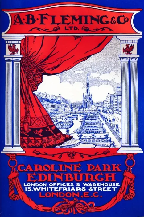 Framed Print : A. B. Fleming & Co. Ltd. advert, 1910 Framed Print : A. B. Fleming & Co. Ltd. advert, 1910