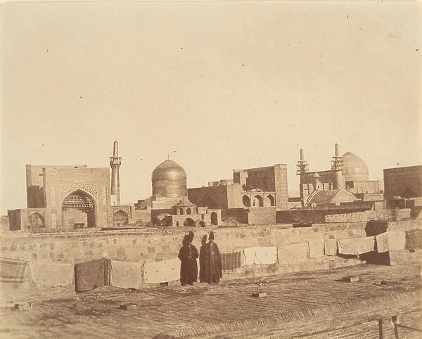 [A General View of MESHED from the roof of a hamam. ], 1840s-60s
