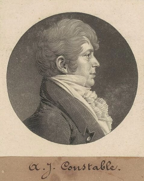 A. J. Constable, 1809. Creator: Charles Balthazar Julien Fevret de Saint-Memin