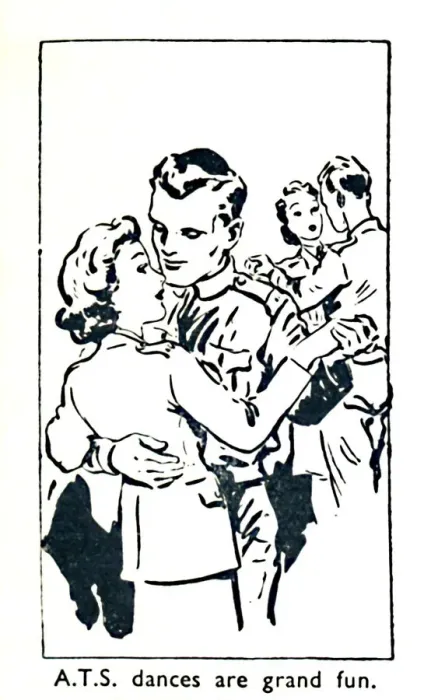Framed Print : A. T. S. dances are grand fun, 1940 Framed Print : A. T. S. dances are grand fun, 1940