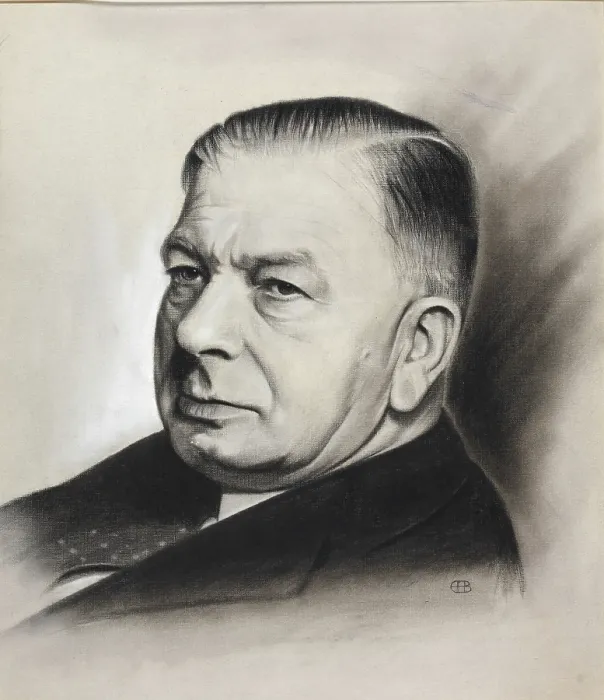 Framed Print : A. V. Alexander, 1st Earl Alexander of Hillsborough, between 1939 and 1946. Creators: Central Office of Information, Unknown Framed Print : A. V. Alexander, 1st Earl Alexander of Hillsborough, between 1939 and 1946. Creators: Central Office of Information, Unknown