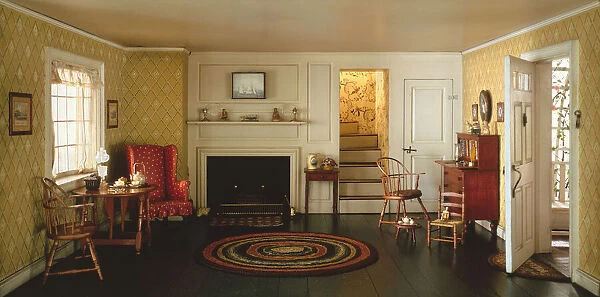 A12: Cape Cod Living Room, 1750-1850, United States, c. 1940