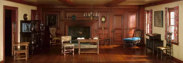 Framed Print : A2: New Hampshire Parlor, c. 1710, United States, c. 1940 Framed Print : A2: New Hampshire Parlor, c. 1710, United States, c. 1940
