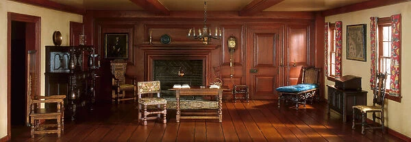 A2: New Hampshire Parlor, c. 1710, United States, c. 1940