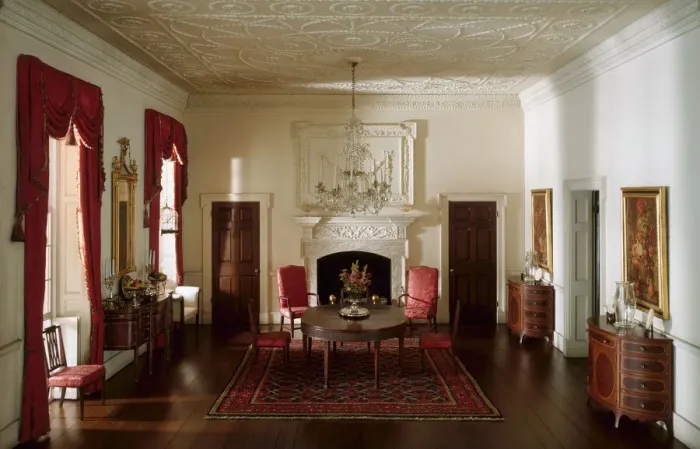 Framed Print : A22: Virginia Dining Room, c. 1752, United States, c. 1940 Framed Print : A22: Virginia Dining Room, c. 1752, United States, c. 1940