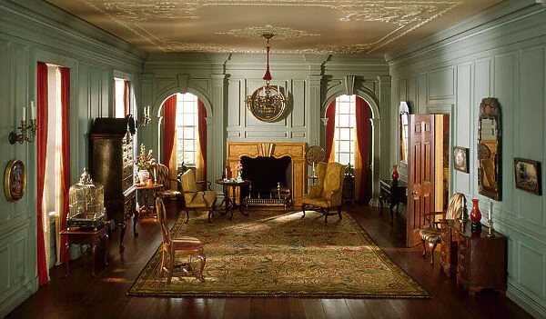 A23: Virginia Drawing Room, 1754, United States, c. 1940