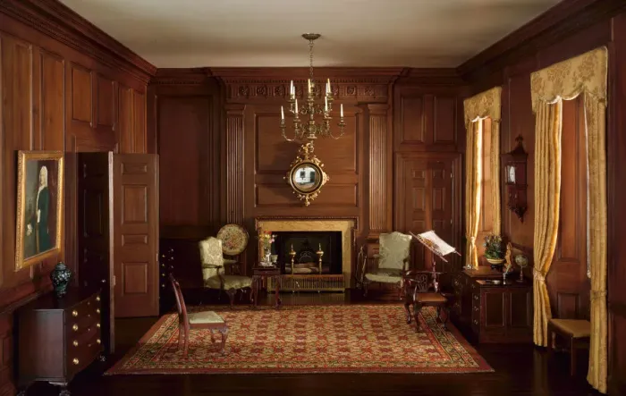 Framed Print : A25: Virginia Drawing Room, 1755, United States, c. 1940 Framed Print : A25: Virginia Drawing Room, 1755, United States, c. 1940