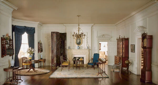 A28: South Carolina Drawing Room, 1775-1800, United States, c. 1940