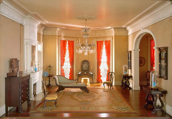 A32: Louisiana Bedroom, 1800-50, United States, c. 1940. Creator: Narcissa Niblack Thorne