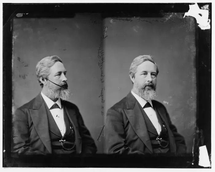Framed Print : Aaron Augustus Sargent of California, 1865-1880. Creator: Unknown