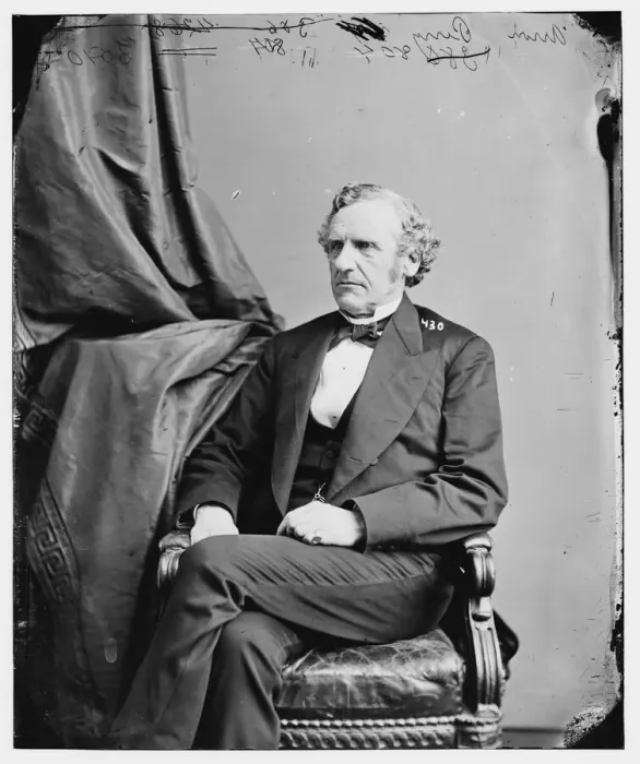 Framed Print : Aaron Fyfe Perry of Ohio?, between 1860 and 1875. Creator: Unknown Framed Print : Aaron Fyfe Perry of Ohio?, between 1860 and 1875. Creator: Unknown