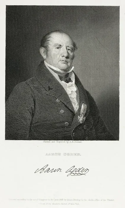 Framed Print : Aaron Ogden, 1834. Creator: Asher Brown Durand Framed Print : Aaron Ogden, 1834. Creator: Asher Brown Durand