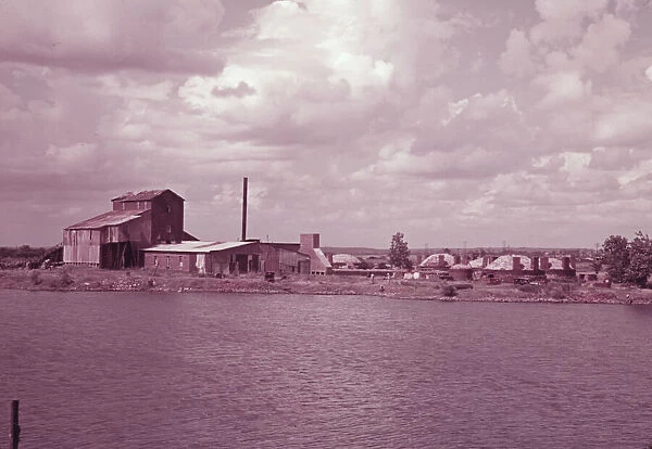 Abandoned brick plant near Muskogee, Oklahoma, 1939 or 1940. Creator: Russell Lee
