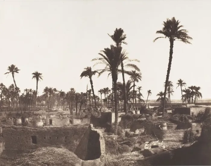 Framed Print : Abaziz, Interieure d un Village Arabe, 1851-52. Creator: Felix Teynard Framed Print : Abaziz, Interieure d un Village Arabe, 1851-52. Creator: Felix Teynard