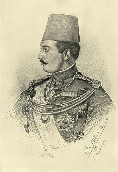 Abbas II Helmy Bey, Koubbeh Palace, Cairo, Egypt, 1898. Creator: Christian Wilhelm Allers