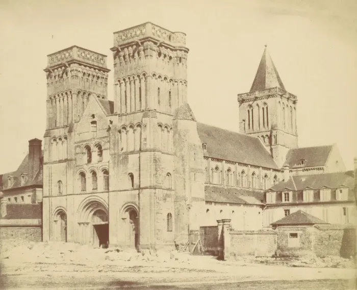 Framed Print : Abbay aux Dammes, Caen, 1850s. Creator: Unknown Framed Print : Abbay aux Dammes, Caen, 1850s. Creator: Unknown