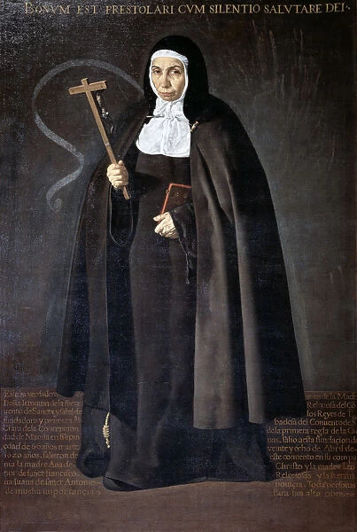 Abbess Jeronima de la Fuente, 1620. Artist: Diego Velazquez