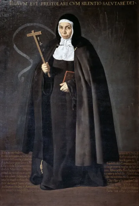 Framed Print : Abbess Jeronima de la Fuente, 1620. Artist: Diego Velazquez Framed Print : Abbess Jeronima de la Fuente, 1620. Artist: Diego Velazquez