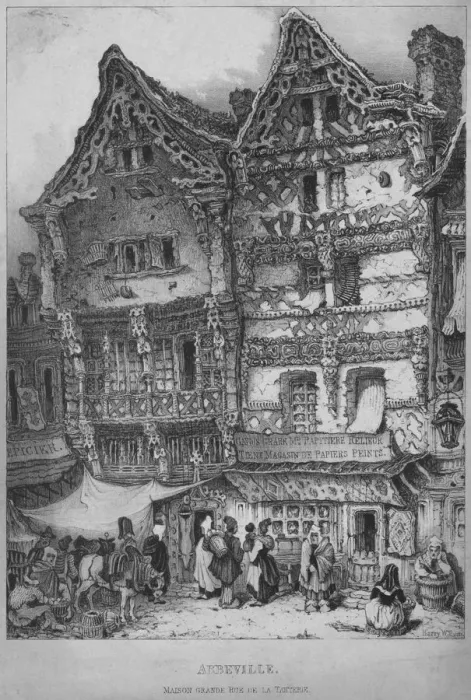 Framed Print : Abbeville, Maison Grande, Rue de la Tarterie, early 19th century. Creators: Harry Willson Framed Print : Abbeville, Maison Grande, Rue de la Tarterie, early 19th century. Creators: Harry Willson