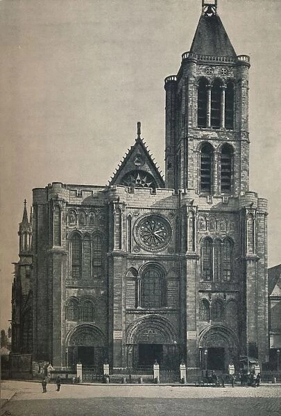 Front of the Abbey Church of Saint Denis, The Burial Place of the French Kings, c1906, (1907)