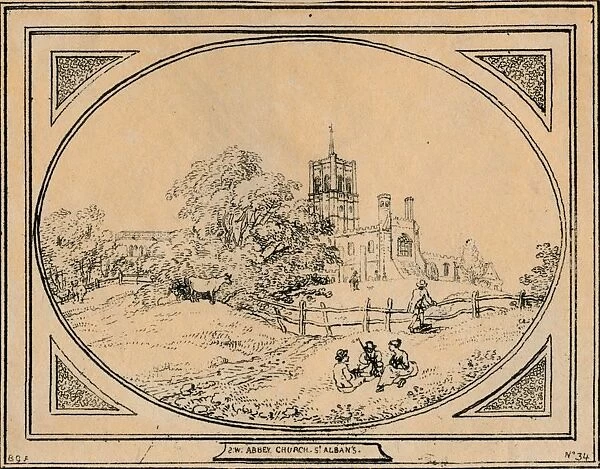Abbey Church, St. Albans, 1782