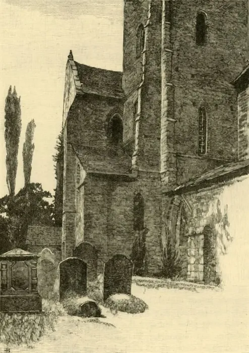 Framed Print : Abbey Dore Church - Exterior, 1898. Creator: Unknown Framed Print : Abbey Dore Church - Exterior, 1898. Creator: Unknown