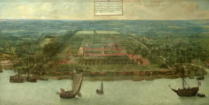 Framed Print : The Abbey of Saint Bernard, 1616. Creator: Jan Wildens Framed Print : The Abbey of Saint Bernard, 1616. Creator: Jan Wildens