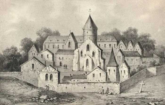 Framed Print : The Abbey of St Antoine des Champs, 1915 Framed Print : The Abbey of St Antoine des Champs, 1915