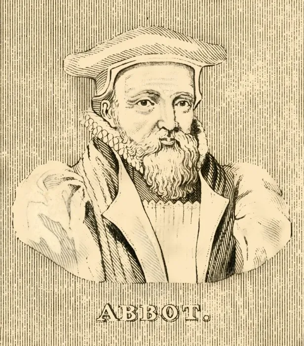 Framed Print : Abbot, (1562-1633), 1830. Creator: Unknown Framed Print : Abbot, (1562-1633), 1830. Creator: Unknown