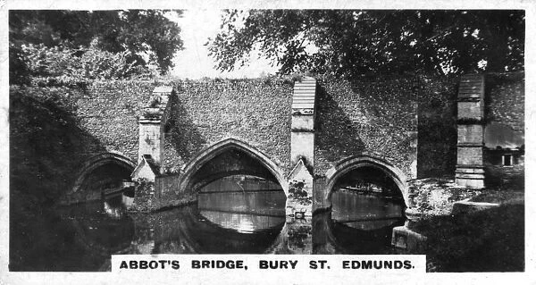 Abbots Bridge, Bury St Edmunds, Suffolk, c1920s