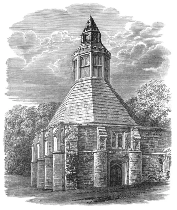 Framed Print : Abbots Kitchen, Glastonbury Abbey, c1880, (1897). Artist: Alexander Francis Lydon Framed Print : Abbots Kitchen, Glastonbury Abbey, c1880, (1897). Artist: Alexander Francis Lydon