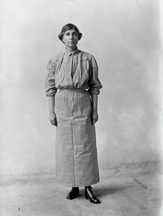 Framed Print : Abby Scott Baker, Occoquan Uniform, 1917. Creator: Harris & Ewing. Abby Scott Baker, Occoquan Uniform, 1917. Creator: Harris & Ewing Framed Print : Abby Scott Baker, Occoquan Uniform, 1917. Creator: Harris & Ewing. Abby Scott Baker, Occoquan Uniform, 1917. Creator: Harris & Ewing