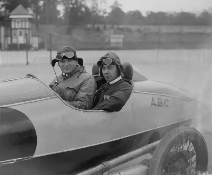 Framed Print : ABC of Eric Gordon England, JCC 200 Mile Race, Brooklands, 1921. Artist: Bill Brunell Framed Print : ABC of Eric Gordon England, JCC 200 Mile Race, Brooklands, 1921. Artist: Bill Brunell