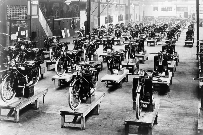Framed Print : ABC motorbike factory, 1921 Framed Print : ABC motorbike factory, 1921