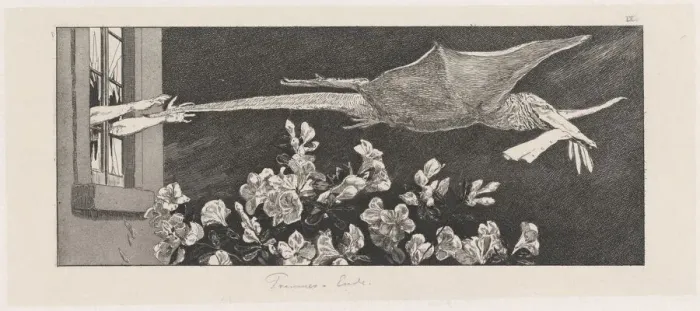 Framed Print : Abduction (Entführung), 1878 / 1880. Creator: Max Klinger Framed Print : Abduction (Entführung), 1878 / 1880. Creator: Max Klinger