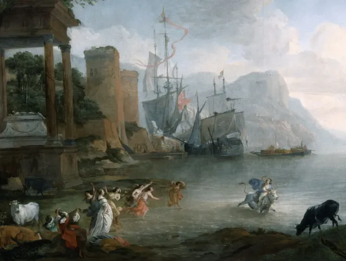 Framed Print : The Abduction of Europa, 17th century. Artist: Hendrick van Minderhout Framed Print : The Abduction of Europa, 17th century. Artist: Hendrick van Minderhout