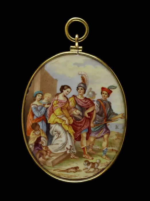 Framed Print : The Abduction of Helen, after Guido Reni, between 1650 and 1700. Creator: Flemish School