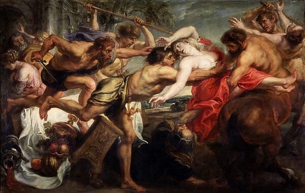 The Abduction of Hippodamia, or Lapiths and Centaurs, 1636-1638. Artist: Rubens, Pieter Paul (1577-1640)