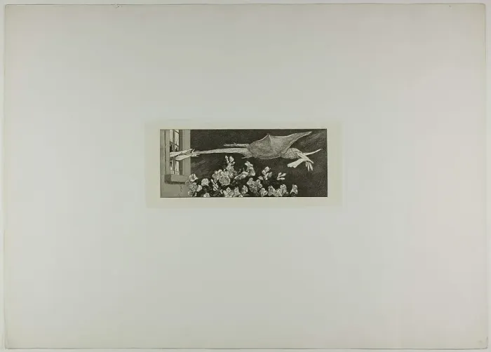 Framed Print : Abduction, plate nine from A Glove, 1881. Creator: Max Klinger Framed Print : Abduction, plate nine from A Glove, 1881. Creator: Max Klinger