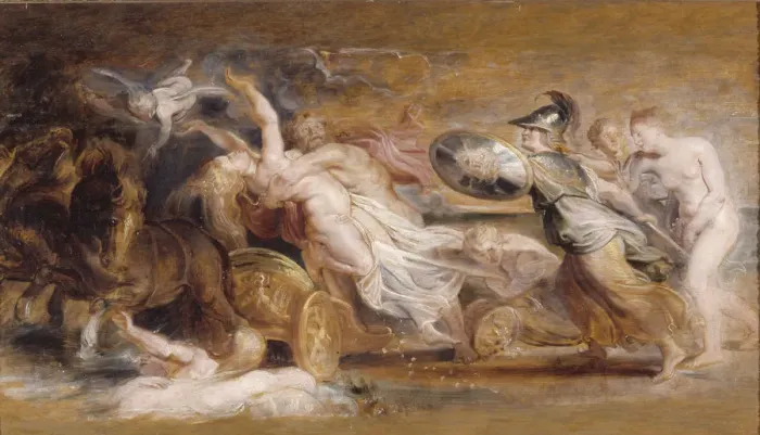 Framed Print : The Abduction of Proserpina. Artist: Rubens, Pieter Paul (1577-1640)