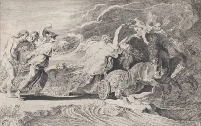 Framed Print : The Abduction of Proserpina, ca. 1620-25. Creator: Pieter Soutman Framed Print : The Abduction of Proserpina, ca. 1620-25. Creator: Pieter Soutman