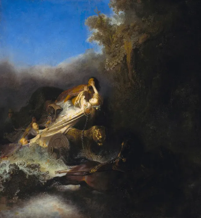 Framed Print : The Abduction of Proserpina, ca 1631. Artist: Rembrandt van Rhijn (1606-1669) Framed Print : The Abduction of Proserpina, ca 1631. Artist: Rembrandt van Rhijn (1606-1669)