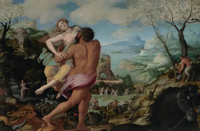 Framed Print : The Abduction of Proserpine, 1570. Creator: Alessandro Allori Framed Print : The Abduction of Proserpine, 1570. Creator: Alessandro Allori
