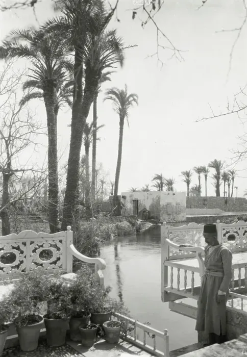Framed Print : Abdul Baha garden, Acre, 1925. Creator: Frances Benjamin Johnston Framed Print : Abdul Baha garden, Acre, 1925. Creator: Frances Benjamin Johnston