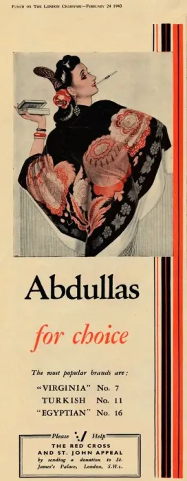 Framed Print : Abdullas for choice, 1943