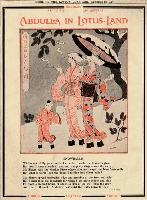 Framed Print : Abdullas in Lotus-Land - Snowballs, 1927 Framed Print : Abdullas in Lotus-Land - Snowballs, 1927