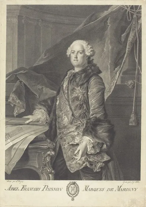 Framed Print : Abel Francois Poisson, Marquis de Marigny. Creator: Johann Georg Wille Framed Print : Abel Francois Poisson, Marquis de Marigny. Creator: Johann Georg Wille