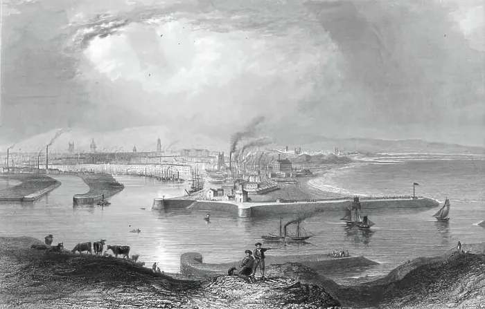 Framed Print : Aberdeen, 1840. Creator: Unknown Framed Print : Aberdeen, 1840. Creator: Unknown